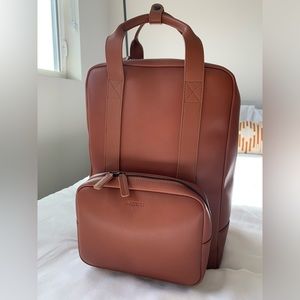 Monos Metro Backpack - Mahogany (Vegan Leather)